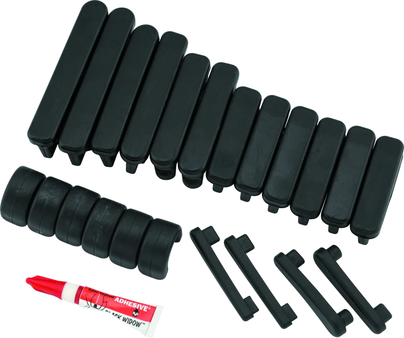 Kuryakyn Full Replacement Rubber Set (22 Stück) für Transformer Floorboards