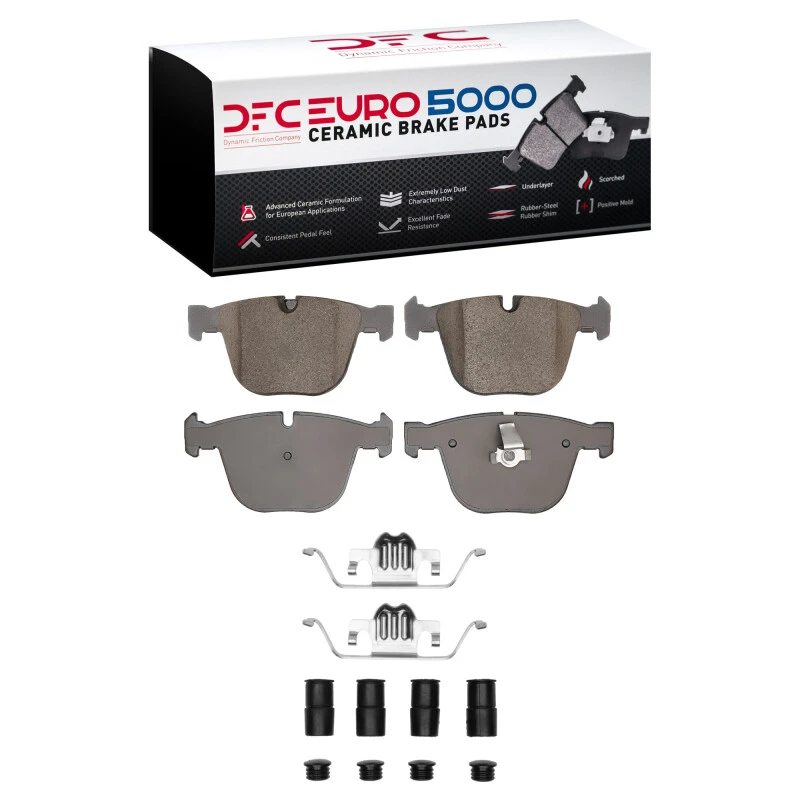 DFC 10-19 BMW X5 Rear Euro 5000 Ceramic Brake Pads and Hardware Kit