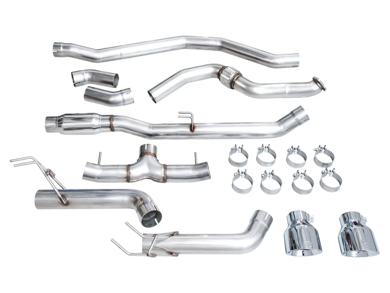 AWE Tuning 22+ Honda Civic Si/Acura Integra Track Edition Catback-Auspuff - Doppelte Chrom-Silber-Tipps