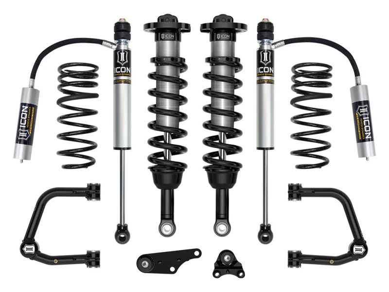 ICON 1,25-3 Zoll Stage 3 Federungssystem Tubular mit Triple Rate Feder für 2024+ Toyota Tacoma