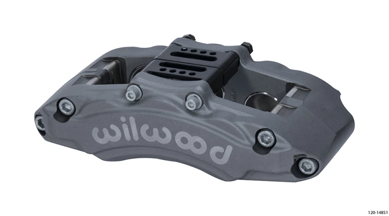 Wilwood Caliper - AT6 Lug Mount Anodized 1.75in/1.38in/1.38in Piston.75in Rotor - Left Side