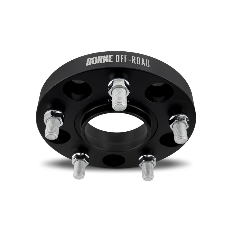Borne Off Road Wheel Spacers - 5x114.3 - 71.6CB - 25 - 1/2 - Black
