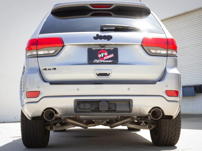 aFe Vulcan Series 2.5in 304SS Cat-Back Exhaust 11-19 Jeep Grand Cherokee (WK2) 5.7L w/ Polished Tips