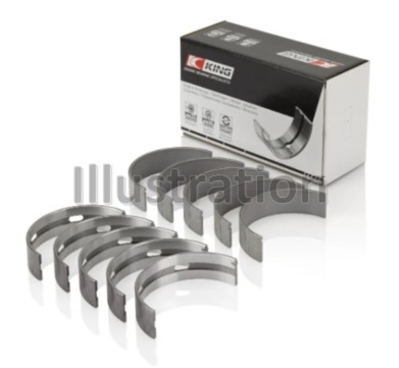 King Engine Bearings BMW S65B40A Crankshaft Main Bearing Set (Set of 5)