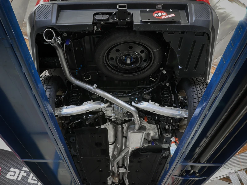 aFe 22-23 Ford Maverick EcoBoost L4 2,0L(t) Vulcan-Serie 2-1/2in 304 SS Cat-Back mit polierter Spitze