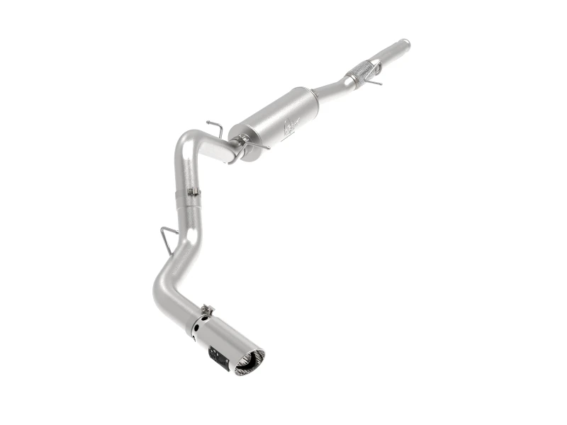 aFe Apollo GT Serie 4in 409SS Kat-Back-Abgasanlage polierte Spitze 14-18GM Silverado 1500 V8-6.2L