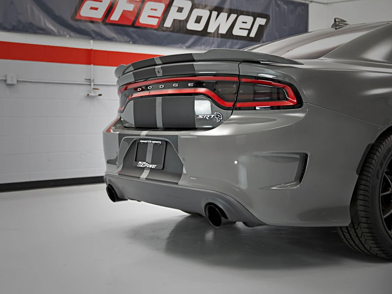 aFe MACH Force-XP 4-1/2in Polished OE Replacement Exhaust Tips - 15-19 Dodge Charger/Hellcat