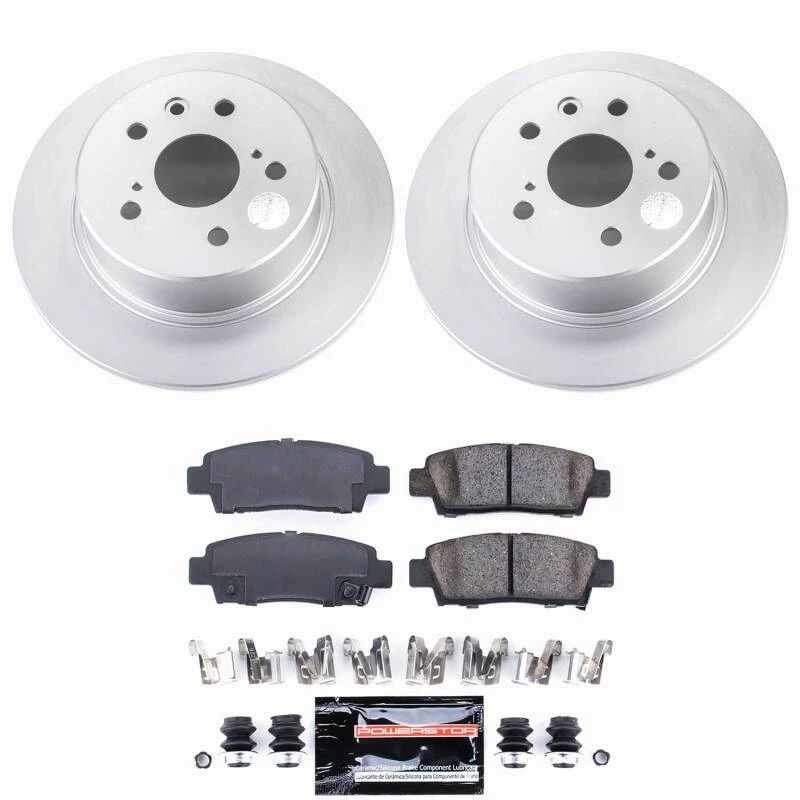 Power Stop 95-99 Toyota Avalon Rear Z23 Coated Brake Kit