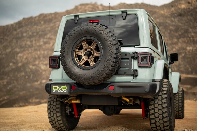 DV8 Offroad Spare Tire Carrier für 2018–2025 Jeep Wrangler JL