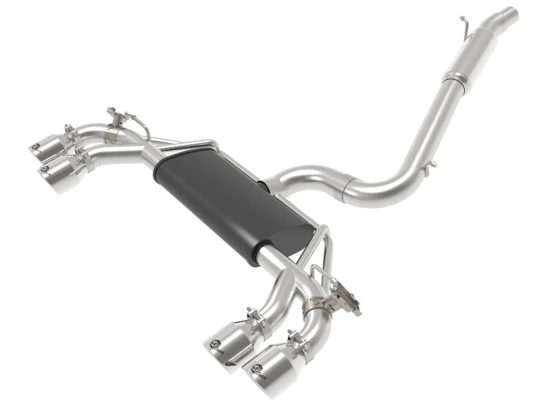 AFE POWER MACH Force-Xp 15-19 Volkswagen Golf R L4-2.0L(T) 304 SS Kat-Abgasanlage - Poliert