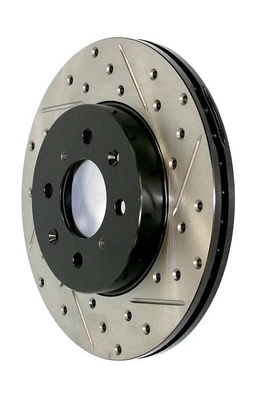 stoptech_127.34150L-67976025d04ba StopTech 16-17 Audi A6/A6 Quattro/ 17 Audi Q5 Sport Slotted & Drilled Front Left Cyro Rotor