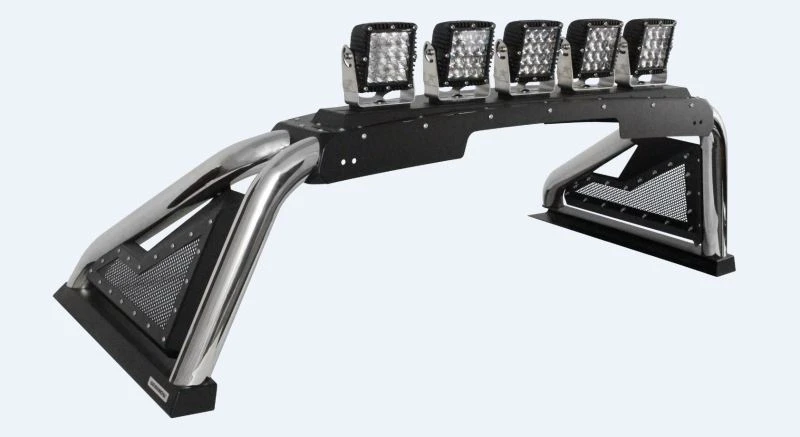 Go Rhino 20-20 Chevy 2500/3500 Sport Bar 2.0 Komplett-Kit mit Sport Bar + einziehbare Lichtmontage