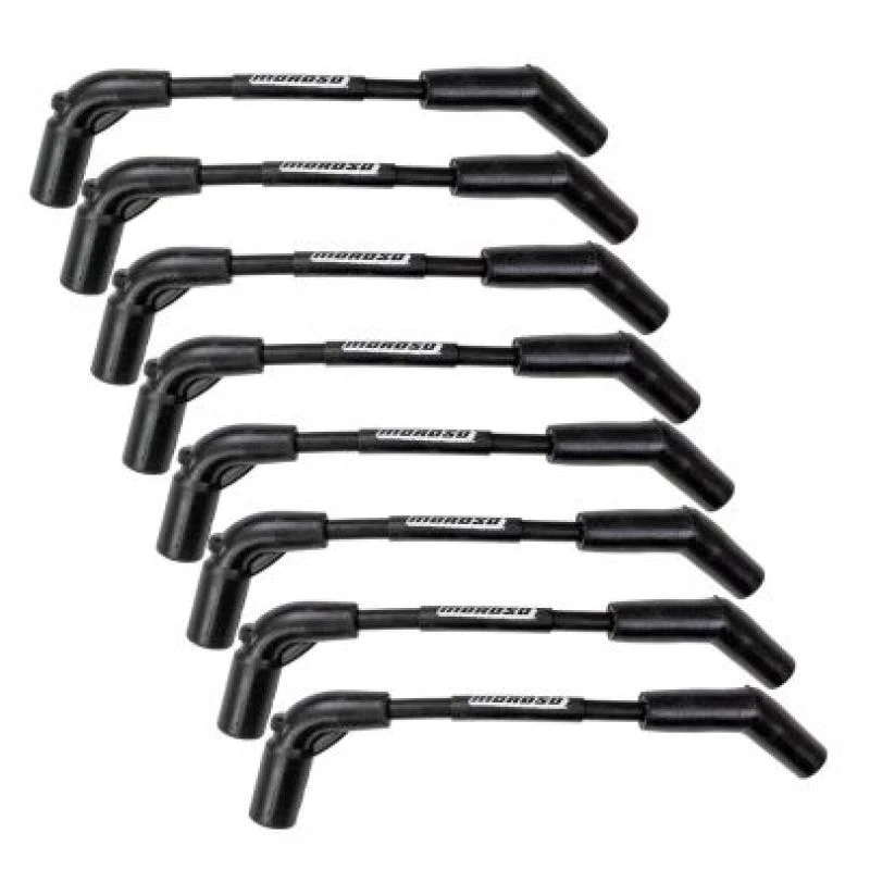 Moroso BBC w/LS Coils Ultra 40 Wire Set - Black (Für 72401 Coil Brackets w/GM Cast 632 Covers)