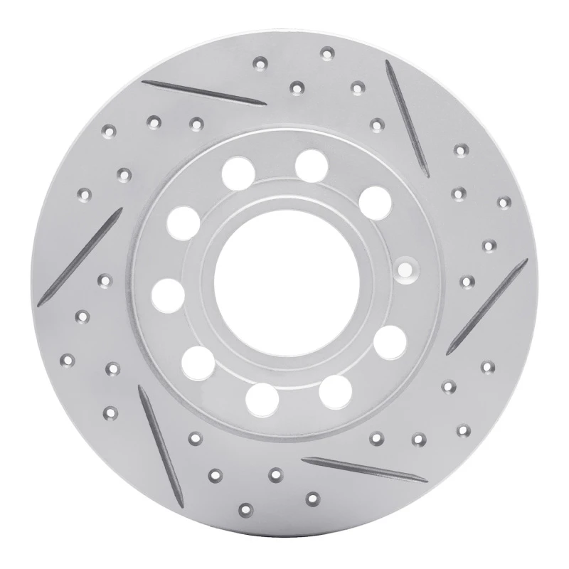 DFC 02-06 Audi A4 (USA/Canada) Rear Right Drilled & Slotted Geoperformance Rotor