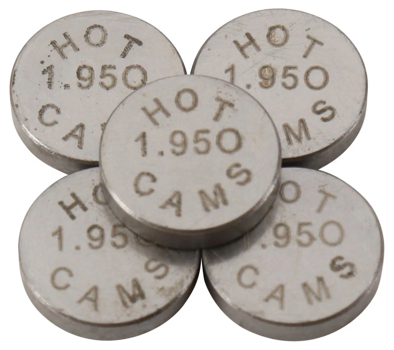 Hot Cams Ventilshim Kit 1,950 mm Dicke - 5 Stück