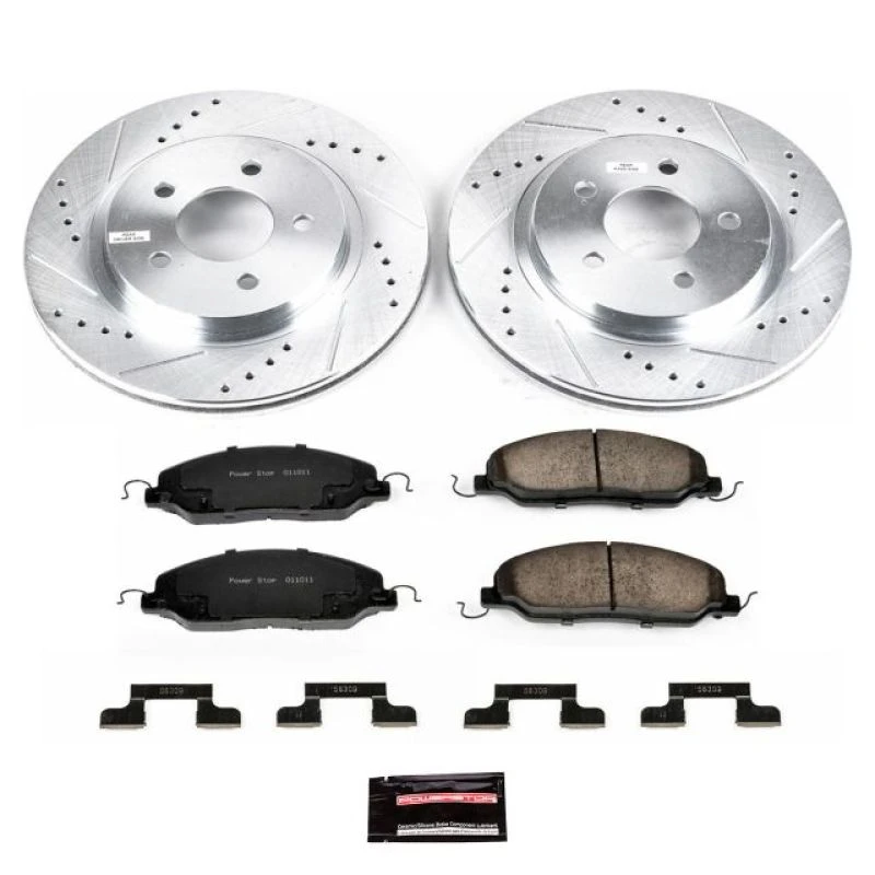 powerstop_K1384-679457dcbb87a Power Stop 05-11 Ford Mustang Rear Z23 Evolution Sport Brake Kit