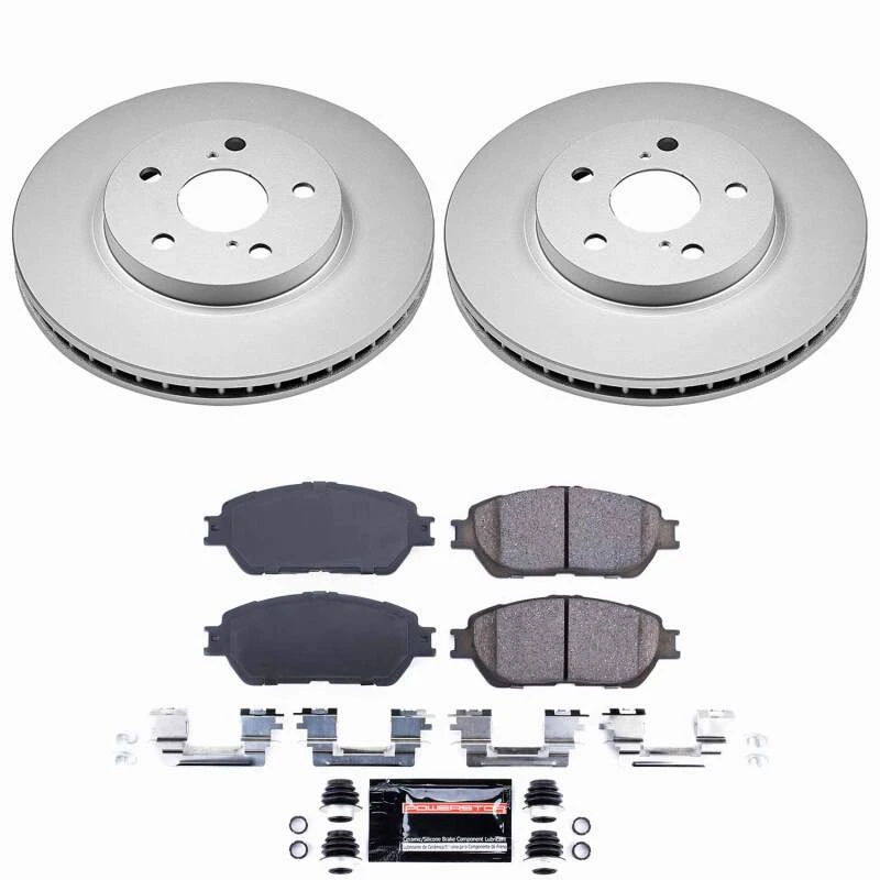 Power Stop 05-07 Toyota Avalon Front Z23 Coated Brake Kit