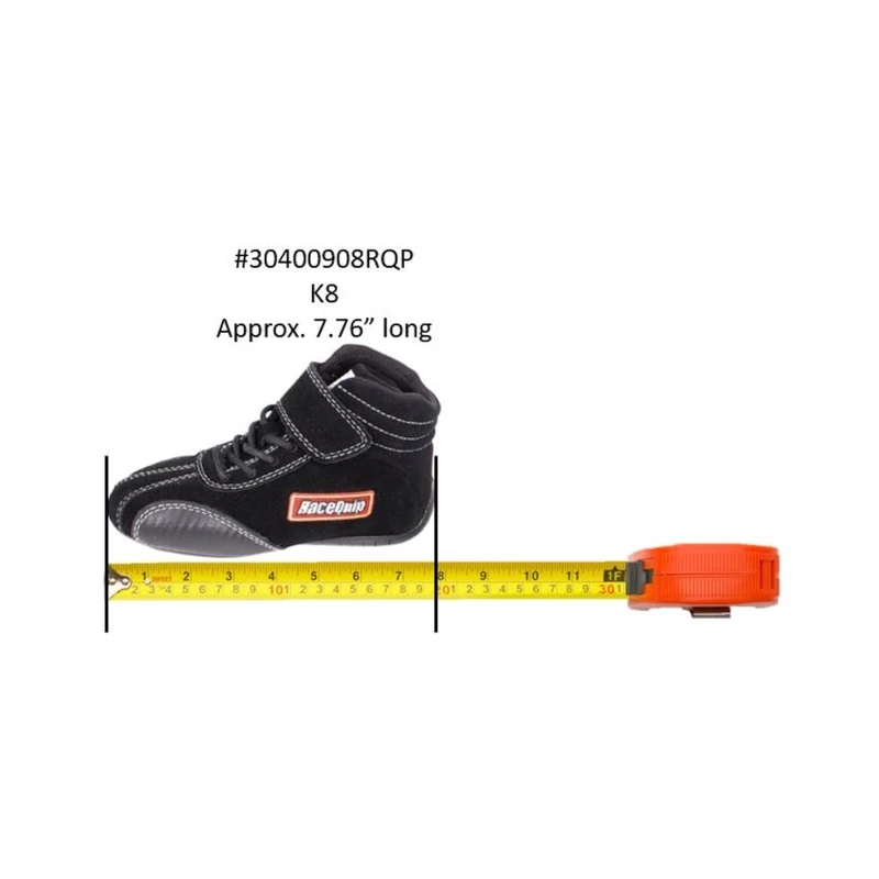 RaceQuip Euro Carbon-L SFI Shoe Kids 8