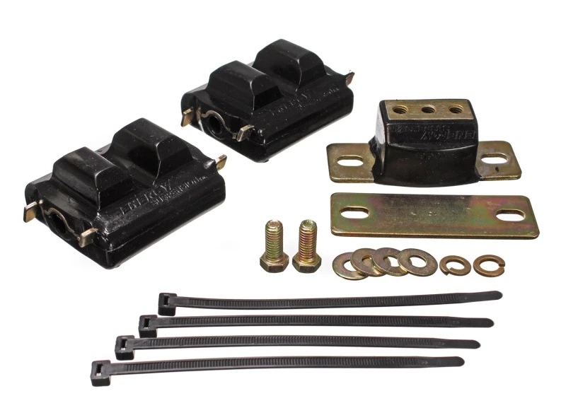 Energy Suspension 73-92 Chevrolet Camaro schwarze Motor- und Getriebelager; Zink-Finish