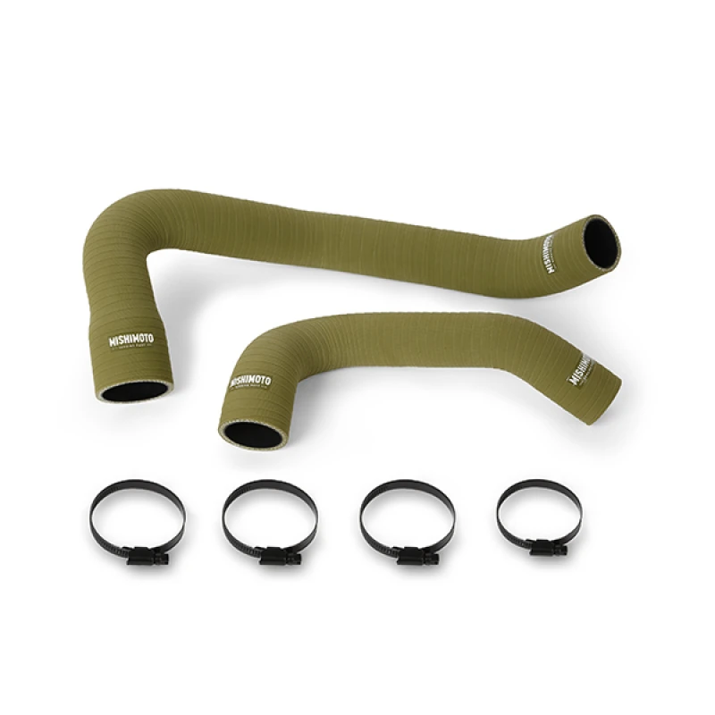 Mishimoto 97-06 Jeep Wrangler 6-Zylinder-Silikon-Schlauch-Kit Olive Drab