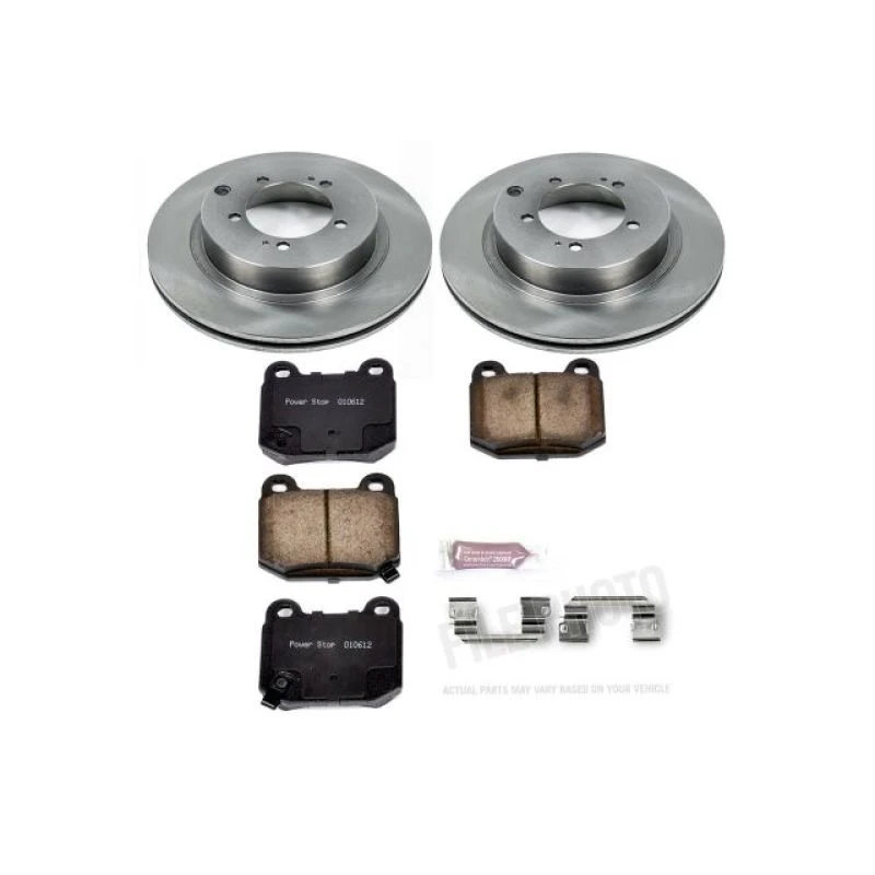 Power Stop Rear Autospecialty Brake Kit for 03-06 Mitsubishi Lancer