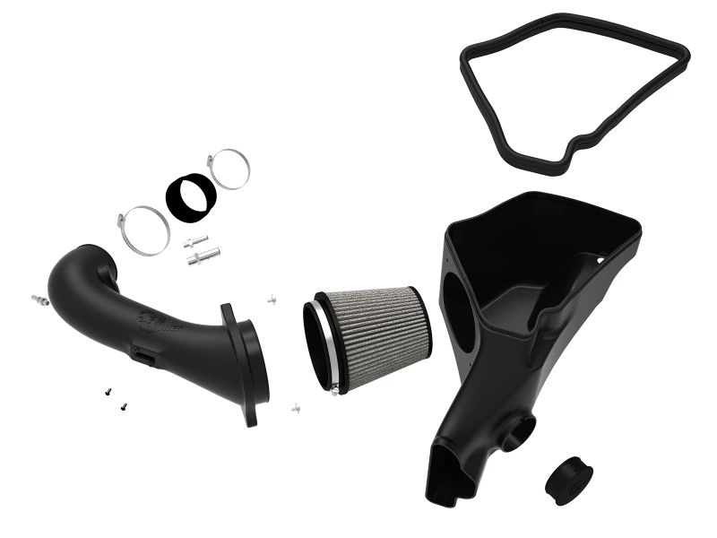 aFe Magnum FORCE Stage-2 Pro DRY S Kaltluft-Ansaugsystem 15-17 Ford Mustang GT V8-5.0L