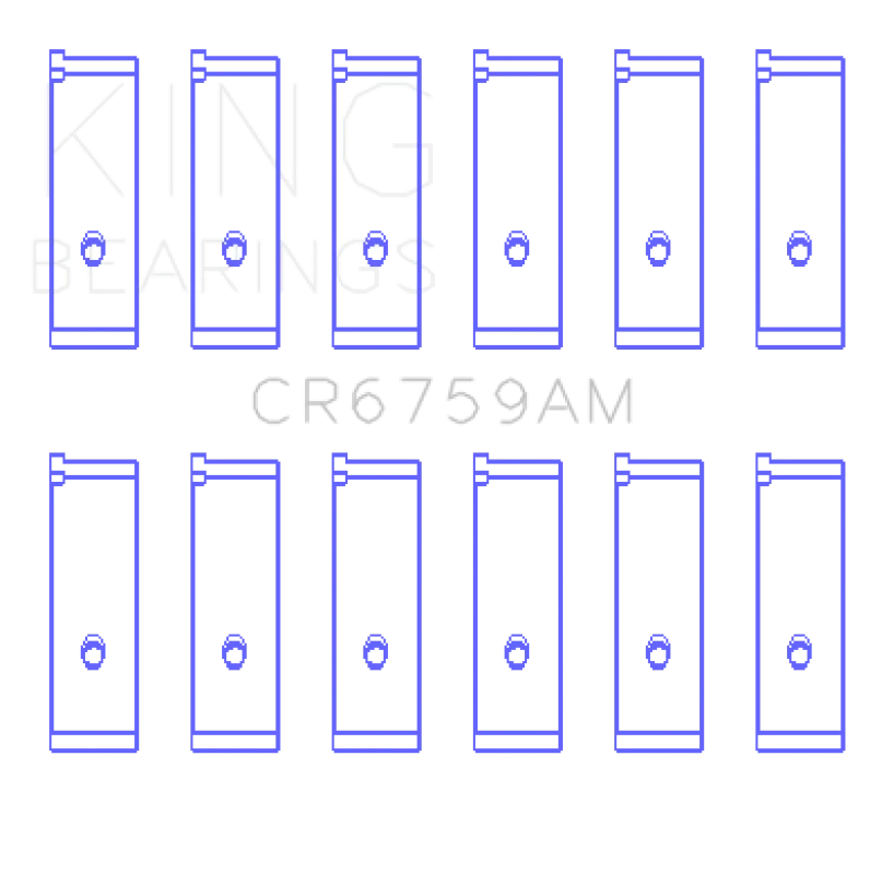King Engine Bearings Honda C32A / C35A Connecting Rod Bearing Set