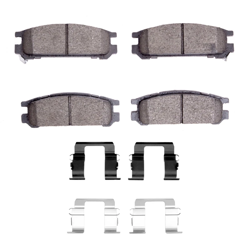 DFC 90-94 Subaru Legacy Rear 5000 Advanced Ceramic Brake Pads and Hardware Kit