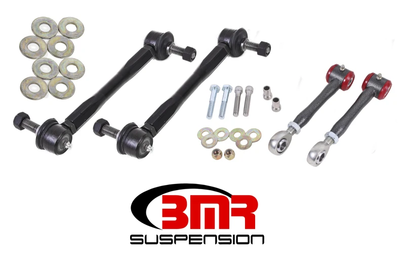 BMR 16-17 6. Generation Camaro Vorder- und Hinterachse Querlenker-Endlink-Kit - Black Hammertone