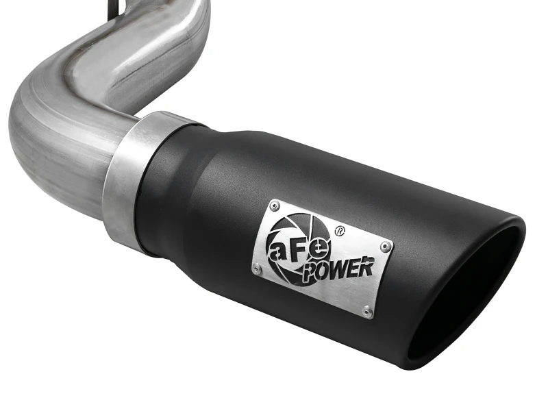 aFe Apollo GT Serie 2019 GM Silverado/Sierra 1500 4.3L/5.3L 409 SS CatBack Auspuffsystem mit schwarzer Spitze