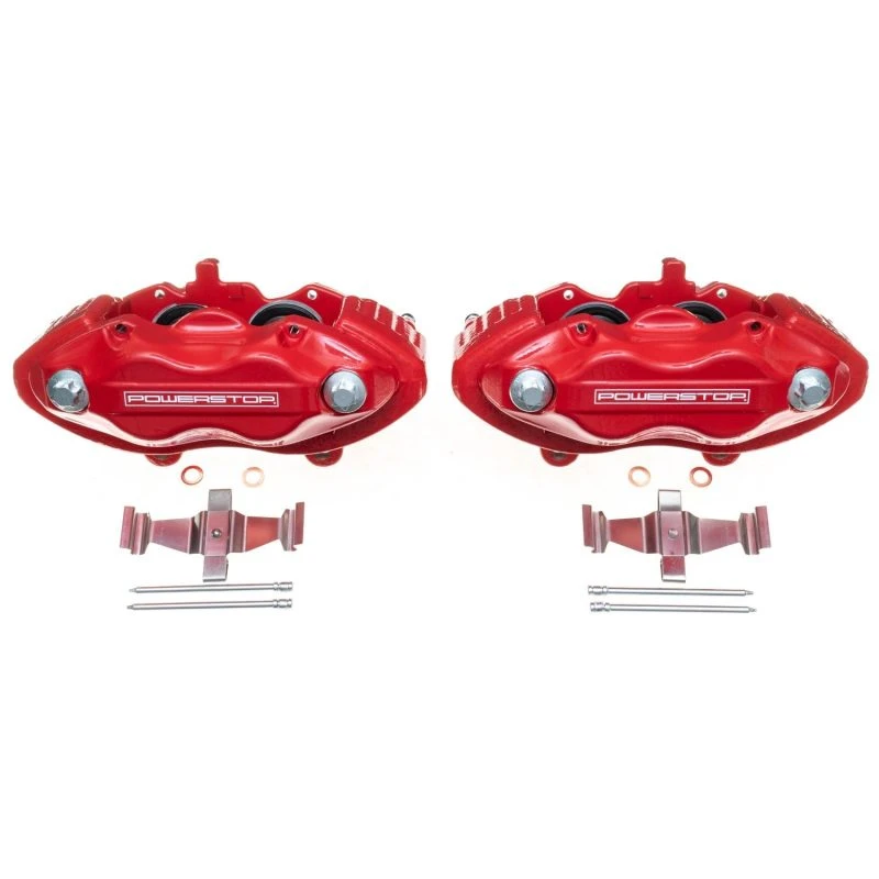 powerstop_S5086-67945f3bc8d1b Power Stop 05-10 Chrysler 300 Front Red Calipers w/o Brackets - Pair