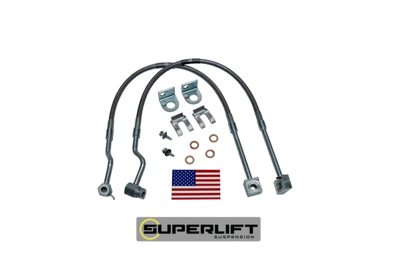 Superlift Bullet Proof Bremsleitung Kit für 1987–1990 Ford Ranger, Explorer und Bronco II mit 4–6 Zoll Lift