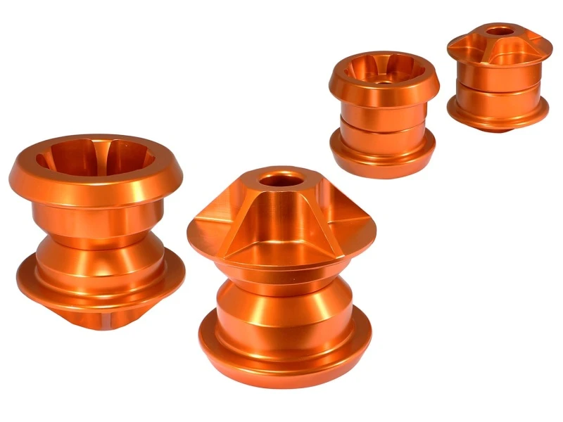 aFe Control PFADT Serie Subrahmen Montagesatz; Chevrolet Camaro 10-14 - Orange