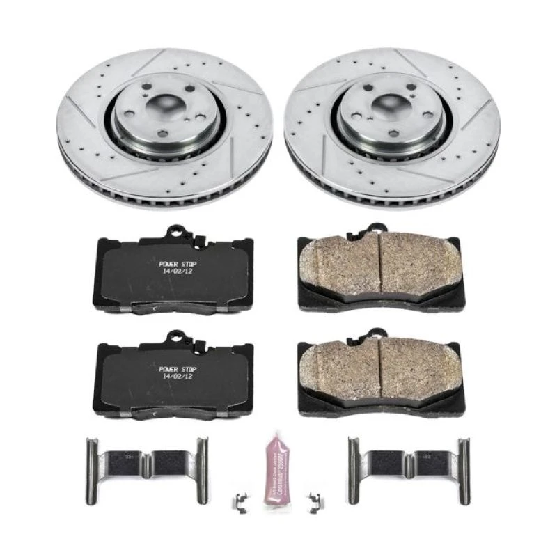 powerstop_K4634-6794539c2411a Power Stop 07-11 Lexus GS350 Front Z23 Evolution Sport Brake Kit