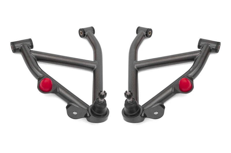 BMR 82-92 GM F-Body A-Arms Lower DOM Non-Adj Delrin Bushings Coilover - Black Hammertone