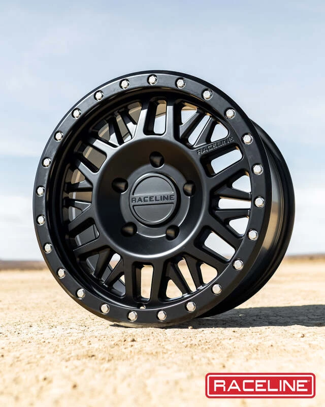 Raceline 951B Ryno 18x9in / 6x135 BP / 18mm Offset / 87.1mm Bore - Satin Black Wheel