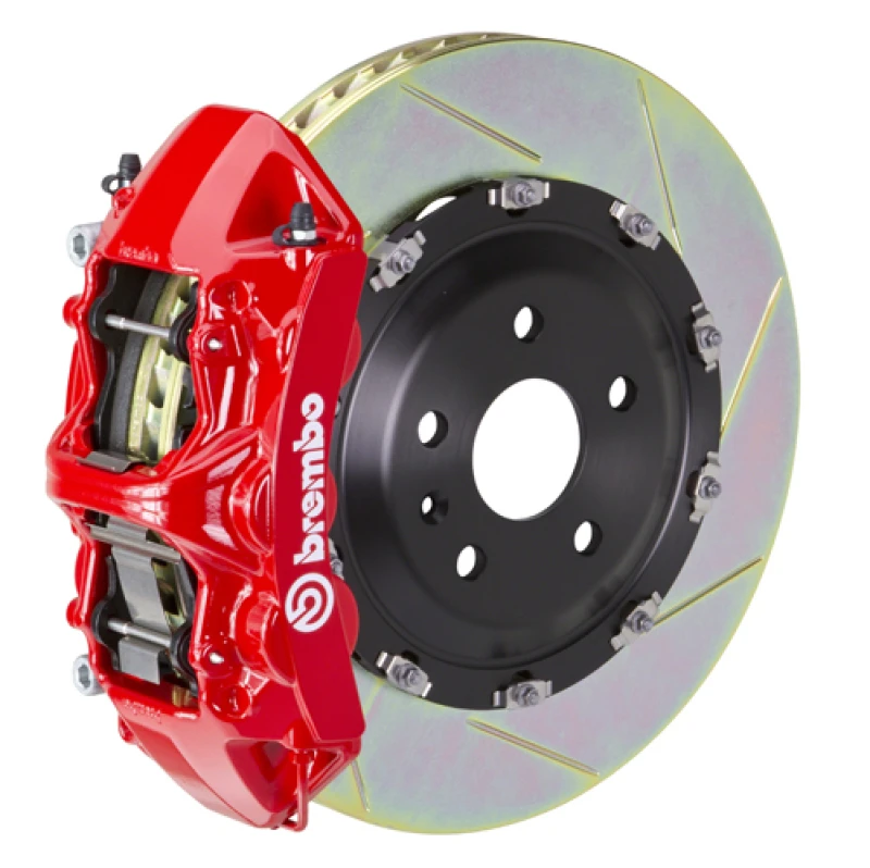 Brembo 25+ BMW X3 30 xDrive (G45) Front GT BBK 6 Piston Cast 380x34 2pc Rotor Slotted Type-1 - Red