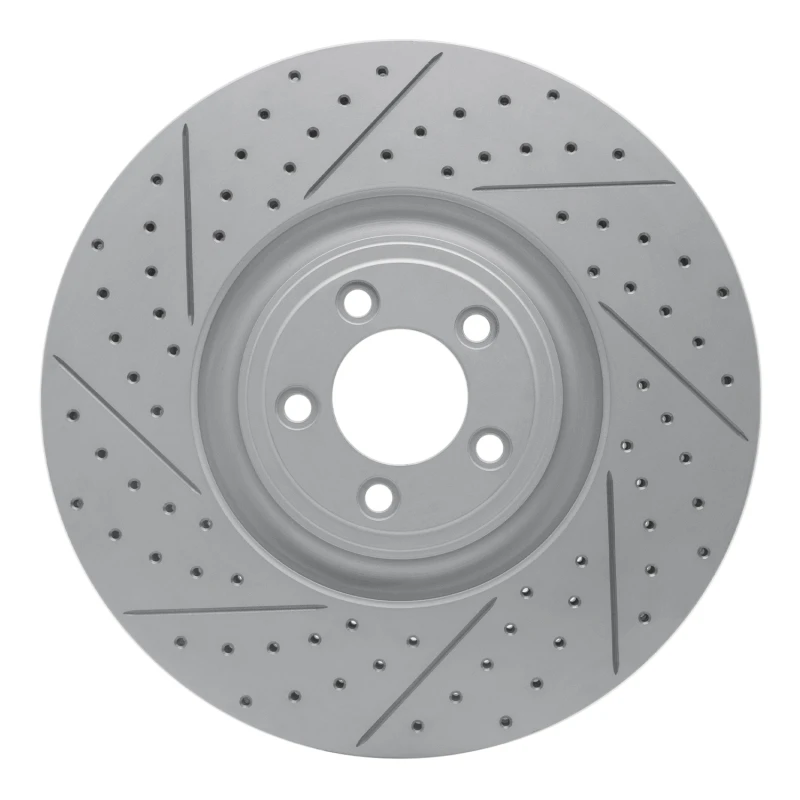 DFC 10-24 Jaguar Xj Front Left Drilled & Slotted Geoperformance Rotor