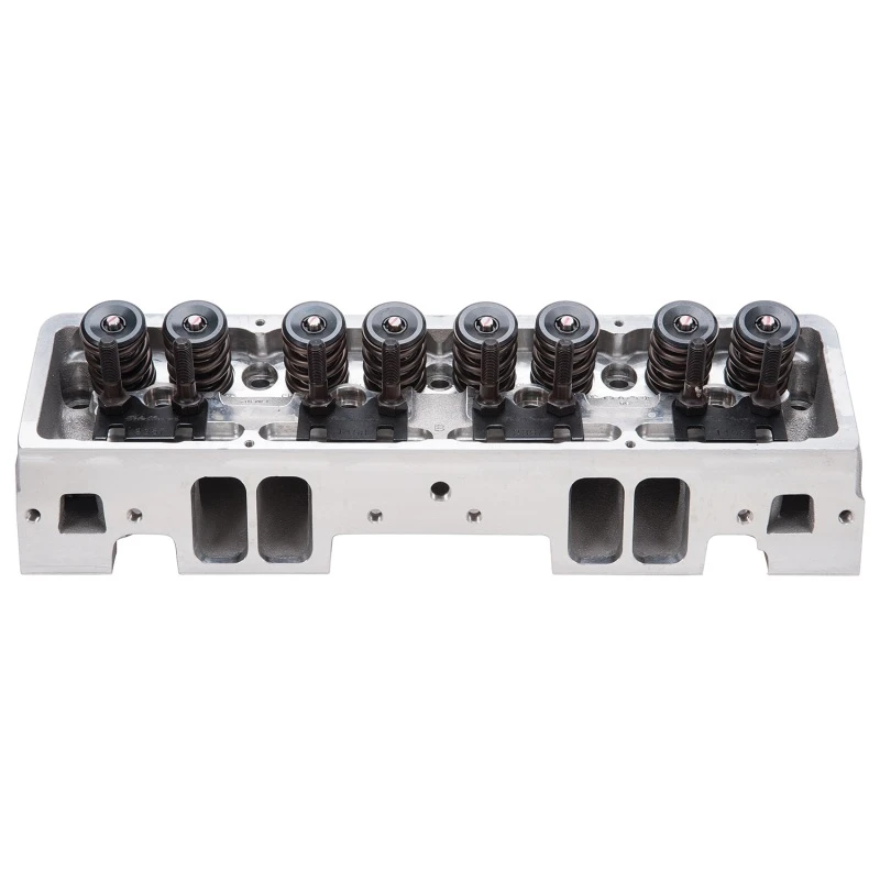 Edelbrock Zylinderkopf Victor Jr SBC 23 Grad 220cc Komplett für Solid Roller Cam