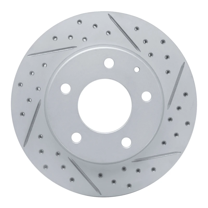 DFC 93-03 Ford Probe Front Right Drilled & Slotted Geoperformance Rotor