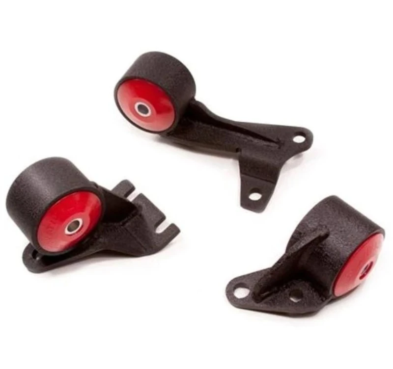 Innovative 88-91 Civic D-Series Black Steel Mounts 60A Bushings (Wagen 4WD Kabel)