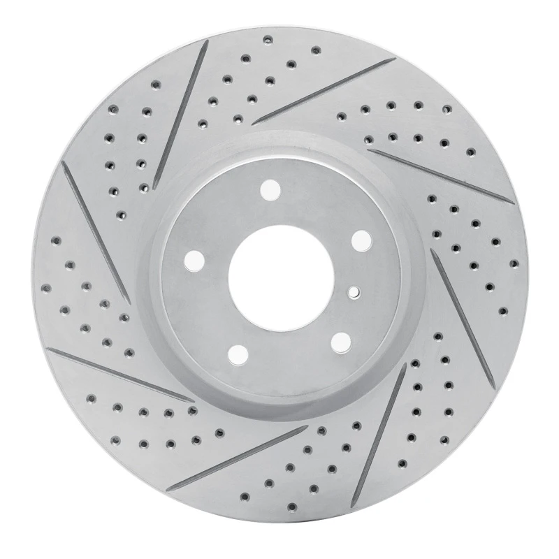 DFC 07-15 Infiniti G37 Front Left Drilled & Slotted Geoperformance Rotor