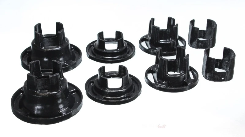 Energy Suspension 10 Chevy Camaro Schwarz Hinteres Subrahmen-Montage-Insert-Buchsen-Set