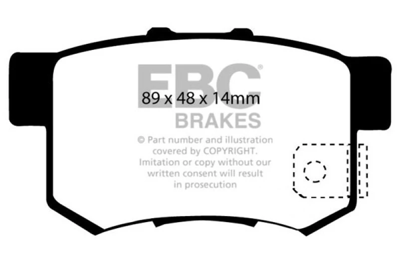 EBC 97-01 Acura Integra Type-R Bluestuff Rear Brake Pads