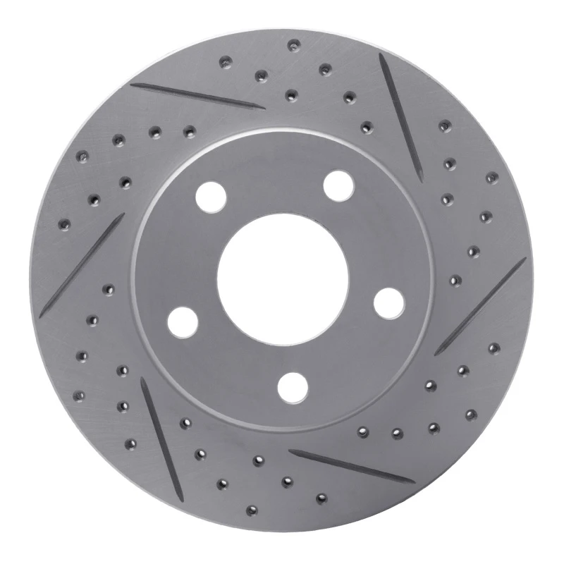 DFC 90-97 Buick Park Avenue Front Right Drilled & Slotted Geoperformance Rotor