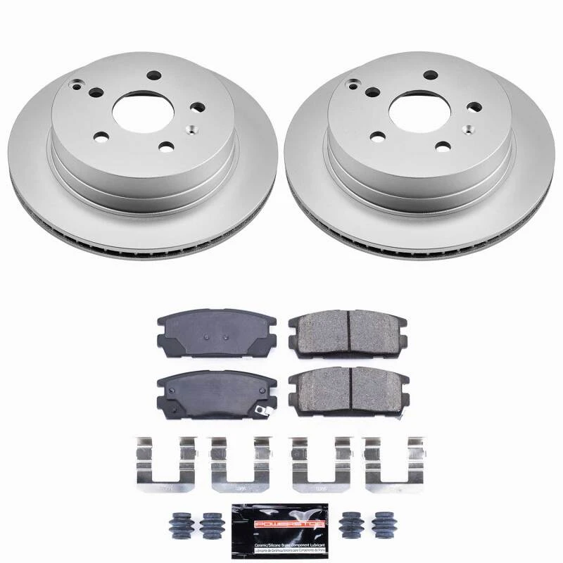 Power Stop 10-17 Chevrolet Equinox Rear Z23 Coated Brake Kit