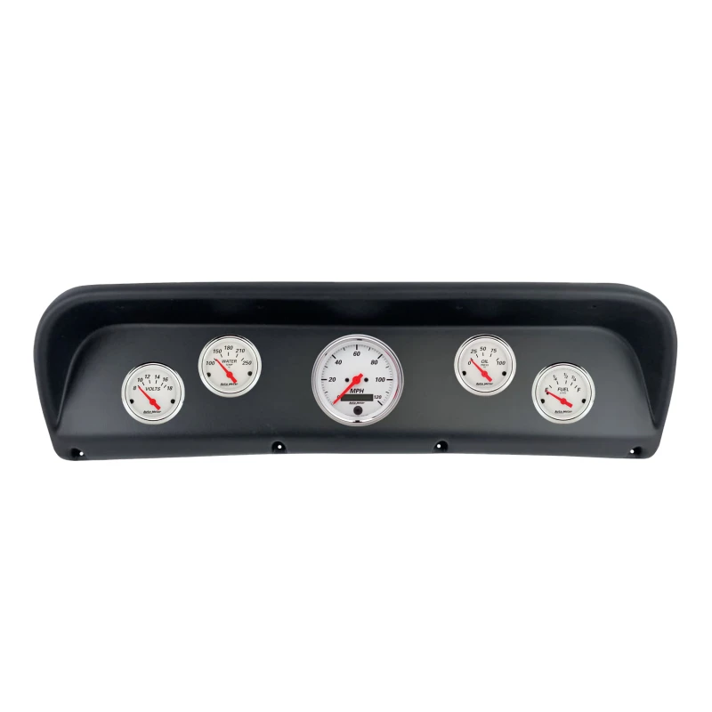 Autometer Arctic White Direct Fit Dash Kit 67-72 Ford F100 (1 x 3-3/8in. / 4 x 2-1/16in.)