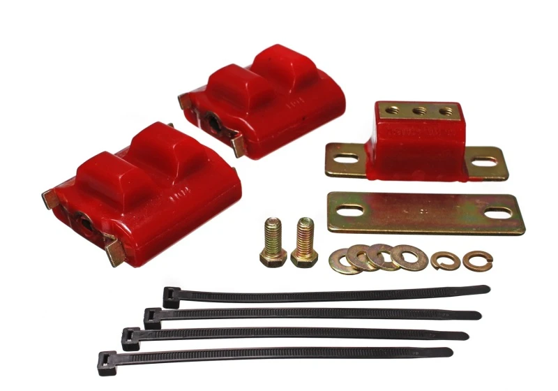 Energy Suspension 73-92 Chevrolet Camaro Rote Motor- und Getriebehalter; Zink-Finish