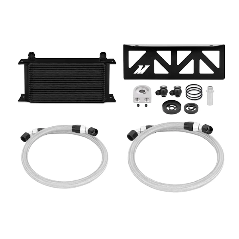 Mishimoto Öl-Kühler-Kit - Schwarz für 13+ Subaru BRZ / 13+ Scion FR-S