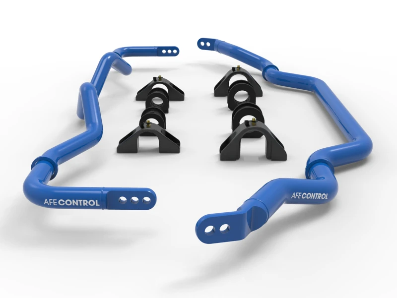 aFe 09-20 Nissan 370Z V6-3.7L Vorder- und Hinterachse-Stabilisator-Set - Blau